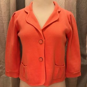 Covington Peach/Salmon Knit Blazer